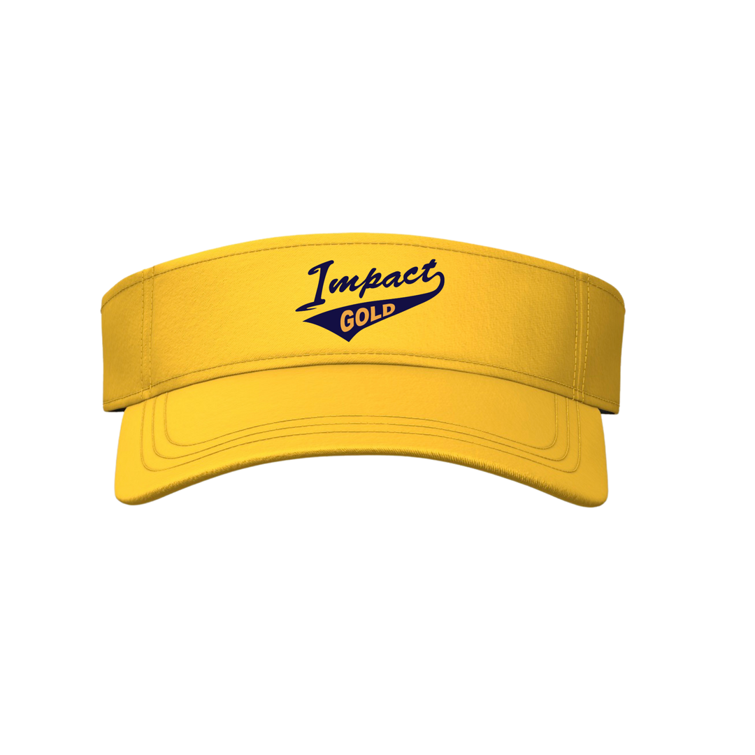 Gold Performance Visor | 3 Logos