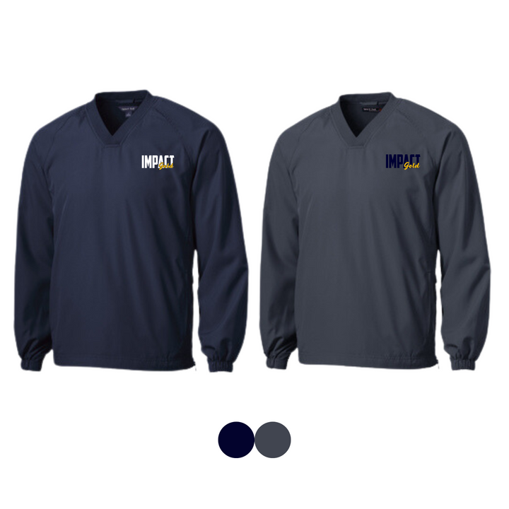 Solid Adult V-Neck Wind Shirt | 2 COLORS |