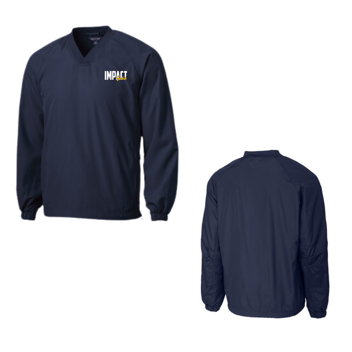 Solid Adult V-Neck Wind Shirt | 2 COLORS |