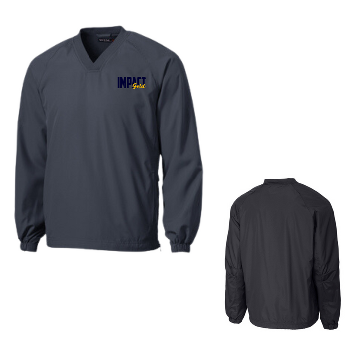 Solid Adult V-Neck Wind Shirt | 2 COLORS |