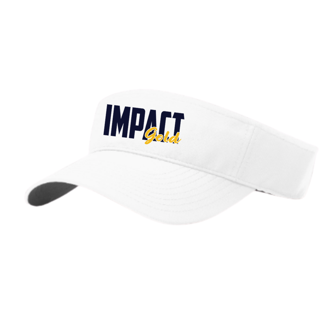 WHITE PERFORMANCE VISOR | 3 LOGOS