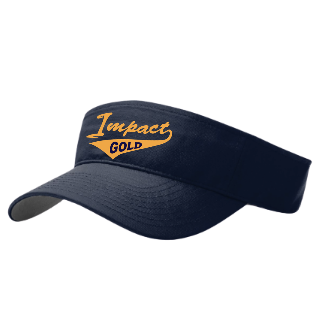 NAVY PERFORMANCE VISOR | 3 LOGOS