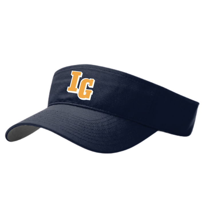 NAVY PERFORMANCE VISOR | 3 LOGOS