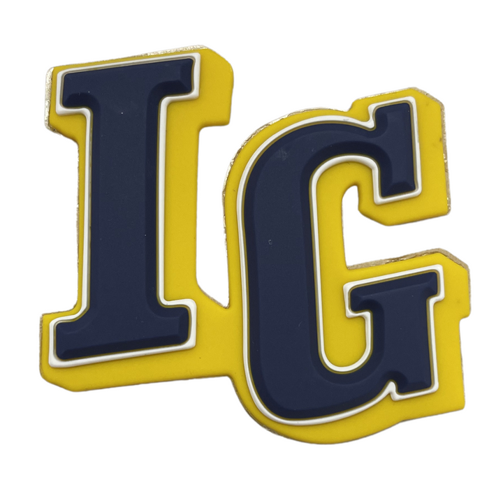 IG Raised Decals | Navy/White/Gold